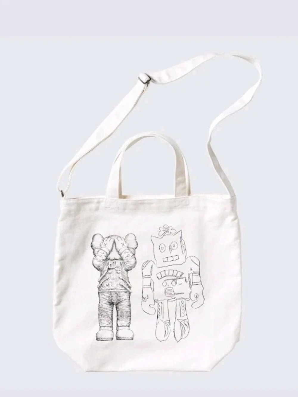 Deadstock KAWS x Uniqlo x Andy Warhol Tote Bag